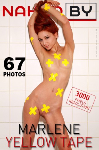NakedBy – 2009-04-18 – Marlene – Yellow Tape – by Willy or Jean (67) 2000×3000